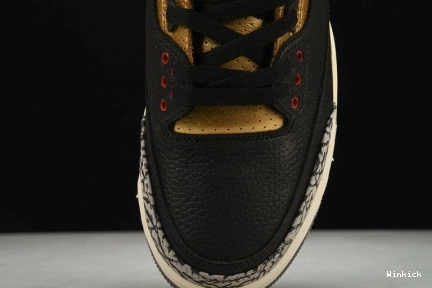 Jordan CK9246-067 Gold” 3 “Black Air 0819